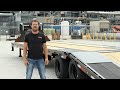 NEW YHX - 40K Hydraulic Dovetail Gooseneck Flatbed | MAXX-D 2020