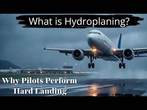 What is Hydroplaning in Aviation? | Why Pilots Perform Hard Landing on Wet Runways