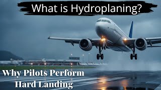 What is Hydroplaning in Aviation? | Why Pilots Perform Hard Landing on Wet Runways