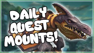 Mounts You Can Work Towards via Daily Quests in World of Warcraft
