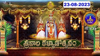 శ్రీవారి కళ్యాణోత్సవం || Srivari Kalyanotsavam || 23-08-2023 || SVBC TTD screenshot 5