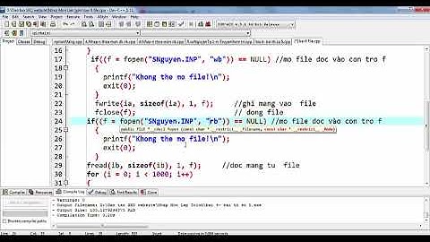 Lập trình C Bài 18  Làm việc với File dữ liệu  đọc ghi file trong C