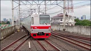 東京メトロ6000系6107Fが「MANGGARAI」駅に入場 Tokyometro Seri6000 6107F masuk Stasiun Manggarai