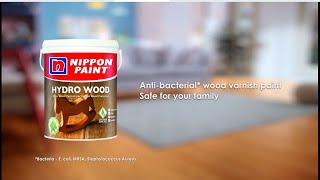 Nippon Paint Hydro Wood - Anti-bacterial* Wood Varnish Paint (TVC) screenshot 2