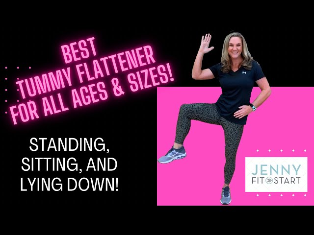 BEST BELLY FLATTENER for all ages & sizes! Stand, Sit, or Lie