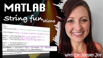 MATLAB: String Functions - sprintf (9 of 9)