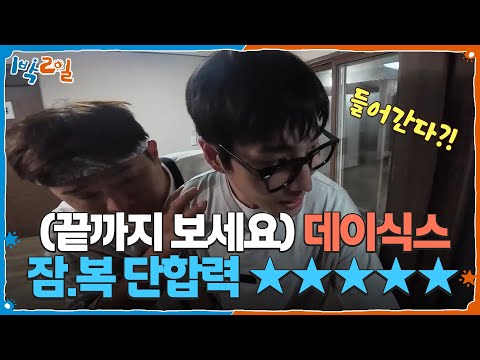 thumbnail (끝까지 보세요) 데이식스 잠.복 단합력 ★★★★★ [1박 2일 시즌4/Two Days and One Night 4] | KBS 250907 방송