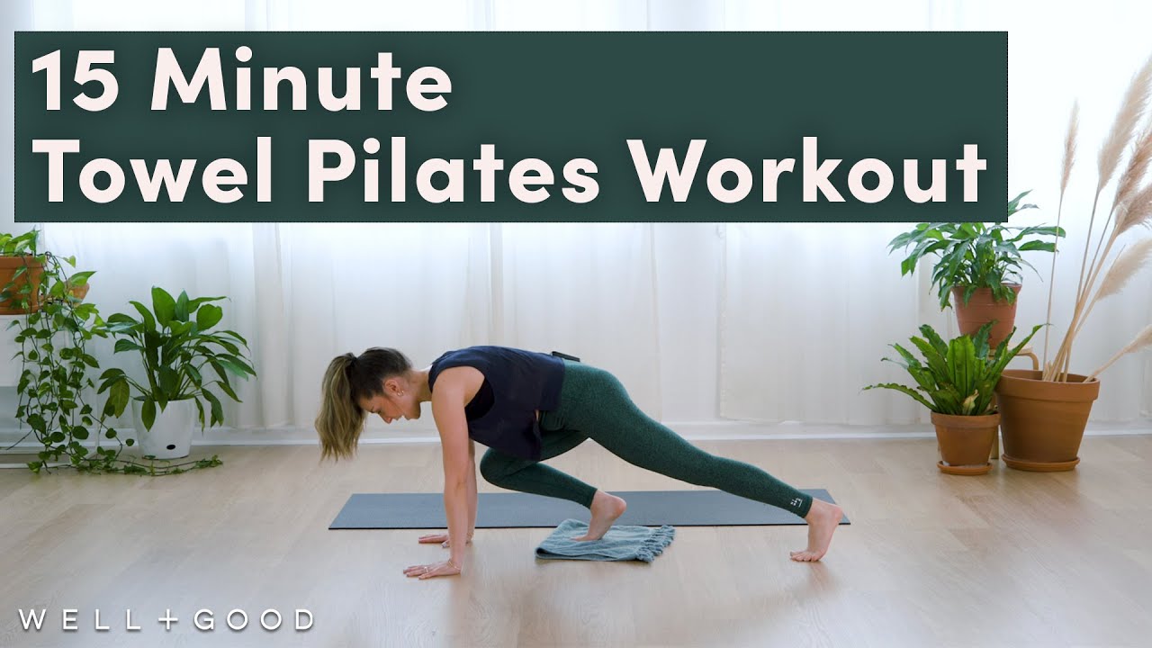 Build Total Body Strength With This 15 Minute Towel Pilates