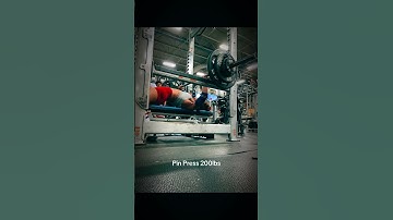 Pin presses help with your sticking point, but they also teach patience. #benchpress #powerlifting