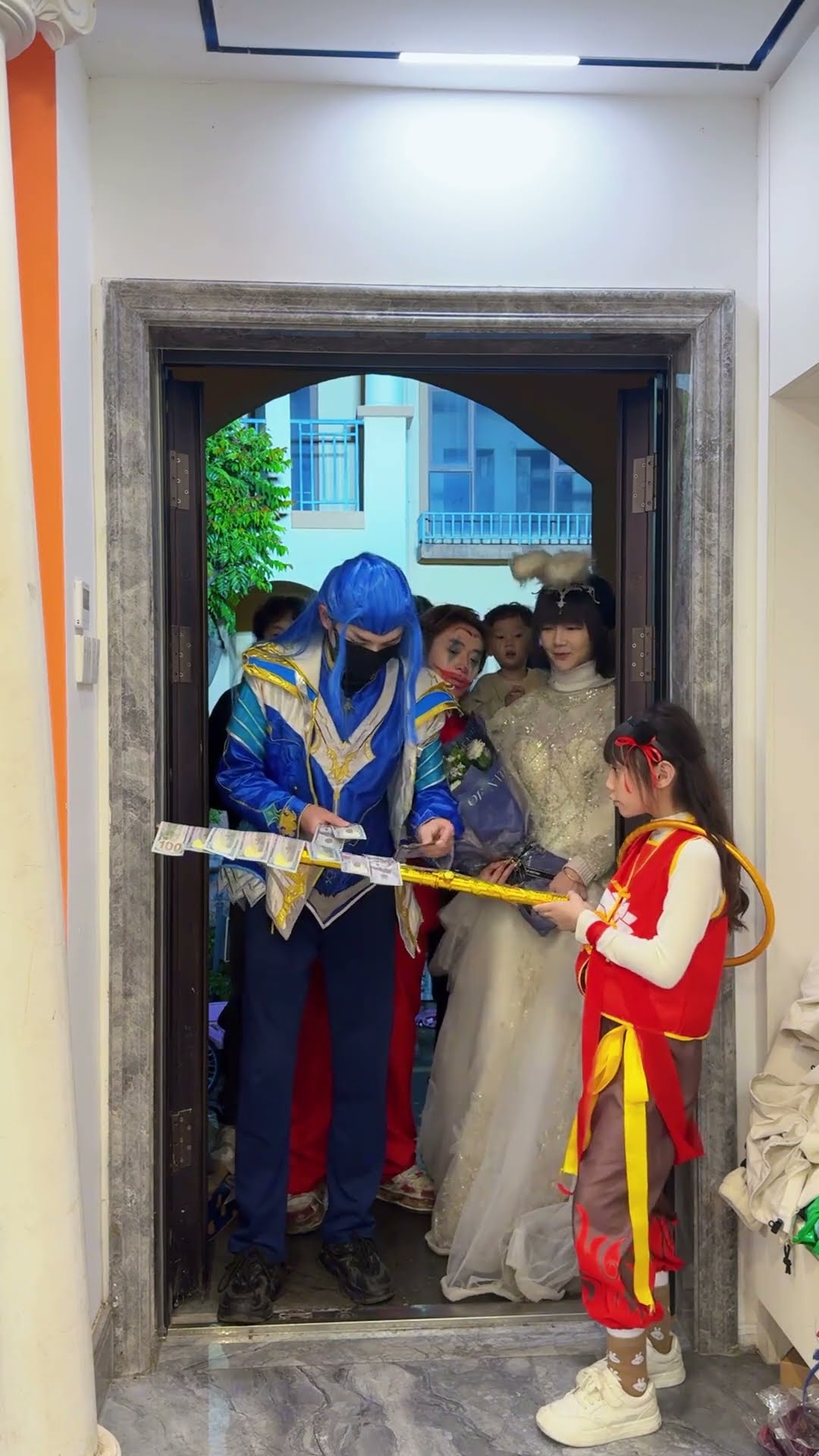 【斗罗大陆】唐三小舞的婚礼被哪吒拦门了？给钱好使吗？#斗罗大陆#唐三#哪吒