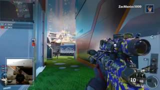 BO3 360 Tomahawk Wall Run Kill - EPIC!!
