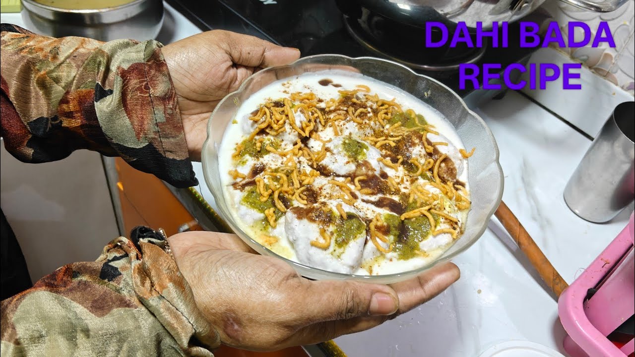 Soft & Spongy Dahi Bada Recipe 😋 | Perfect Street-Style Taste at Home!