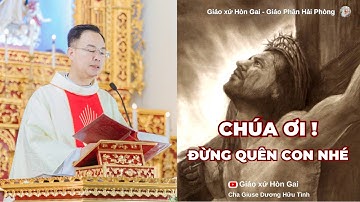 CHÚA ƠI, ĐỪNG QUÊN CON NHÉ ! || Linh mục Giuse Dương Hữu Tình ||