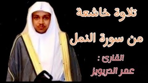 قل الحمد لله وسلام على عباده الذين اصطفىٓ✨|القارئ عمر الدريويز