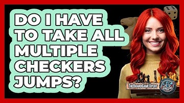 Do I Have To Take All Multiple Checkers Jumps?