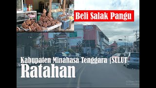 Jalan jalan ke RATAHAN Kabupaten Minahasa Tenggara, beli SALAK PANGU & Gula Semut Aren Desa Pangu