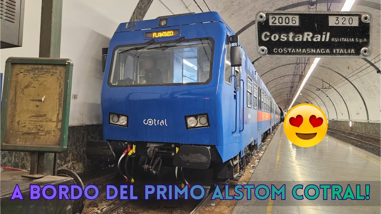 Finalmente a bordo del Primo Alstom Revisionato! - Ferrovia Roma Viterbo