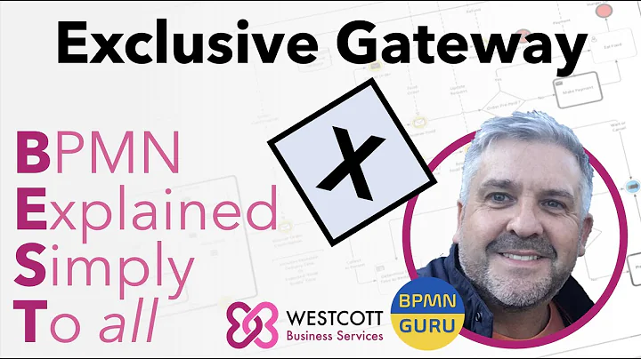BPMN Tutorial Video - Exclusive Gateways. Process Mapping Modelling