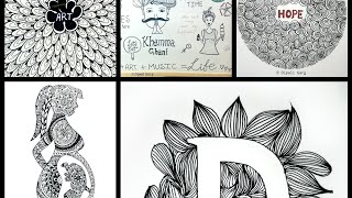 How to make doodle art | doodles | doodling | Dipali art gallery