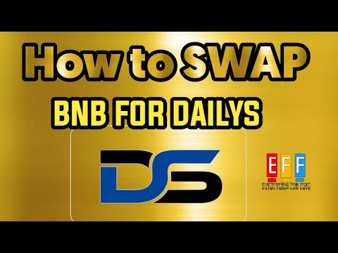 HOW TO SWAP BNB FOR DAILYS AIRDROP