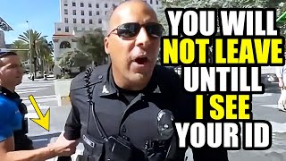 Power-Tripping Cop Gets Ego Bruised & Demands ID From Genius Auditor Who Knew His Rights! @GIVEMeID