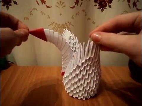 Модульное оригами лебедь: пошаговая инструкция для начинающих