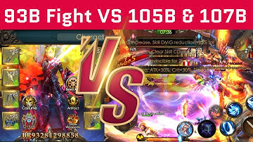 93B Fight VS 105B BR And 107B BR - Legacy Of Discord - Apollyon