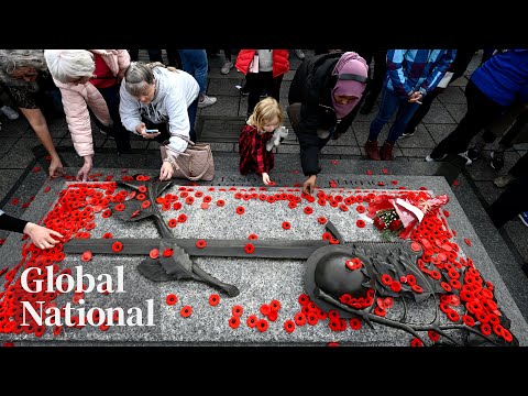 Global national: nov. 11, 2022 | large crowd returns to honour national remembrance day ceremony