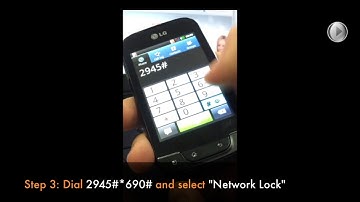 How to Unlock the LG Optimus Net P690 (aka Optimus Spirit / Optimus Link) with an Unlock Code