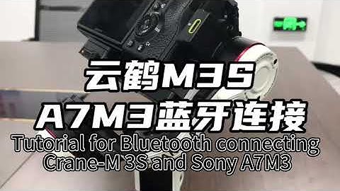 ZHIYUN CRANE-M 3S |  With SONY A7M3 | Bluetooth Shutter Control Tutorial