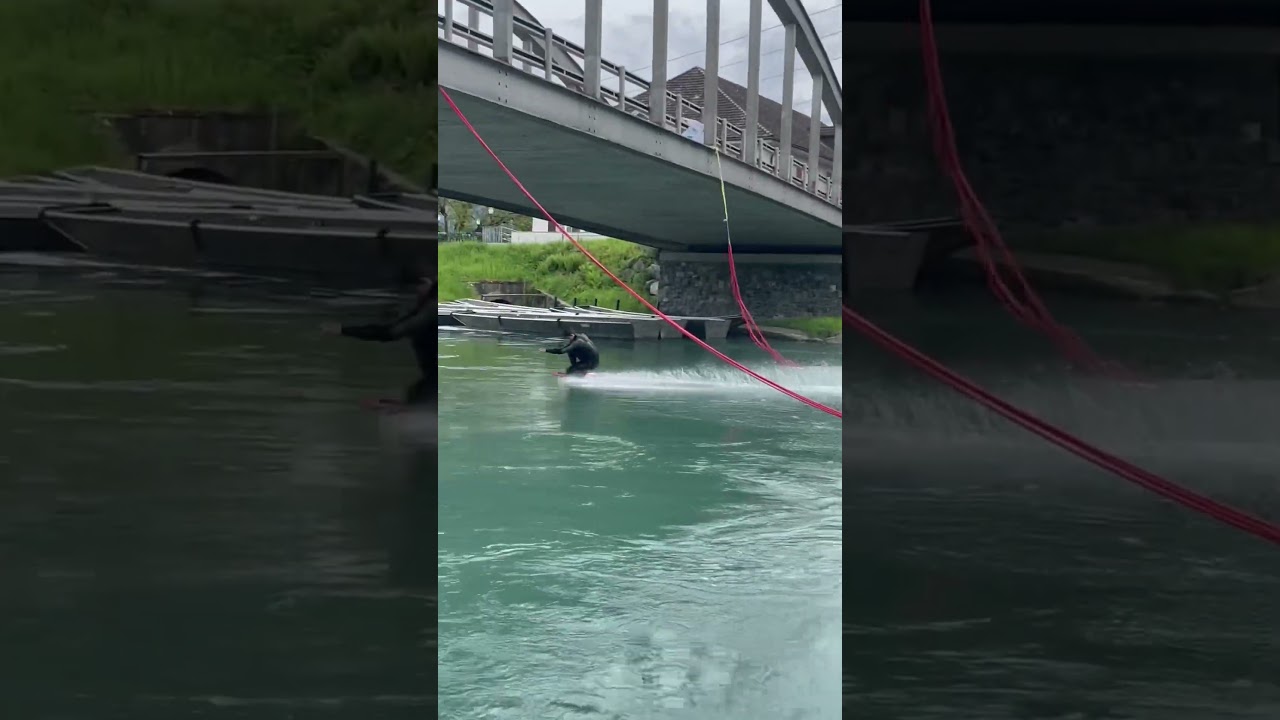 Bungeesurfing in Switzerland😝 