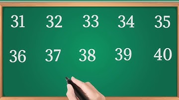 numbers 21 to 50 | counting | learn how to write numbers | kids basic study | pre-school learning