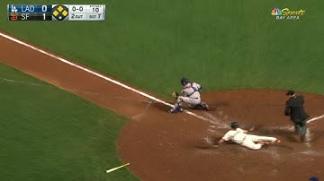 LAD@SF: Pence plates Panik with single to center