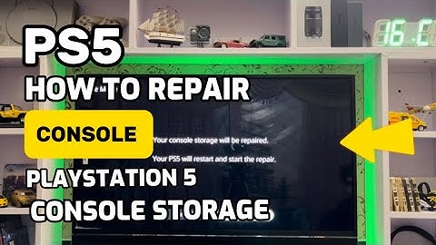 How To Repair Console Storage On PS5 In Safemode Easy Method