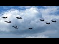 TIGER MEET Formation Flypast F-16,F-18,Mirage F-1,Mirage 2000,Saab 39,Saab 105 @Cambrai Airshow 2011