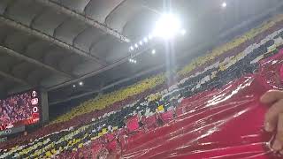 Roma - Bayer Leverkusen - Coreografia Roma