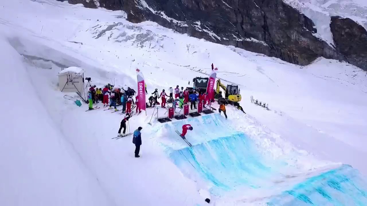 Skicross Sichtungstage Saas-Fee 2018 - YouTube