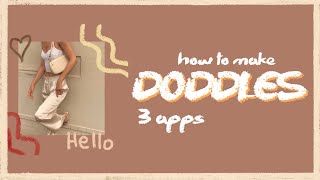 How to make AESTHETIC  DOODLES // 3 apps (like Crayons) screenshot 5