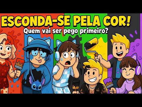 ᵕ̈∘˙〰︎➭🎨🫟 Roblox - NÃO CONSEGUIMOS ZERAR O JOGO COLOR OR DIE! ⊹𓍯