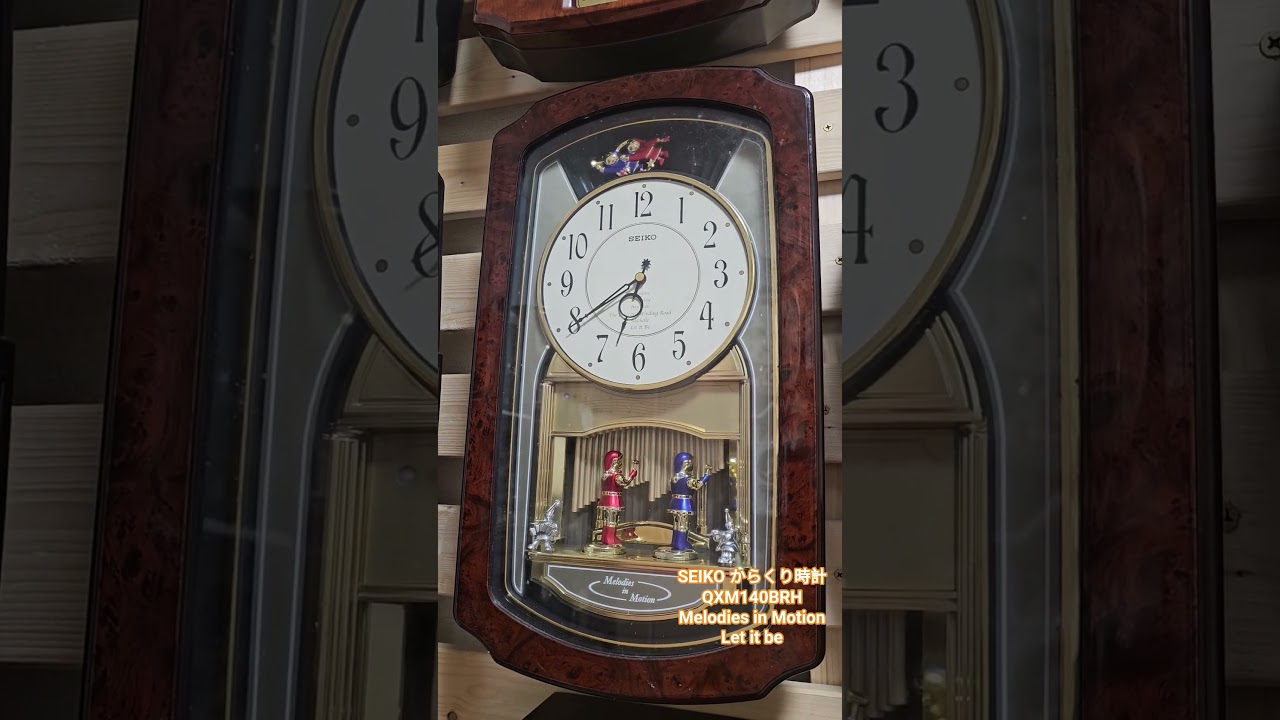 SEIKO からくり時計 QXM140BRH Melodies in Motion clock #からくり