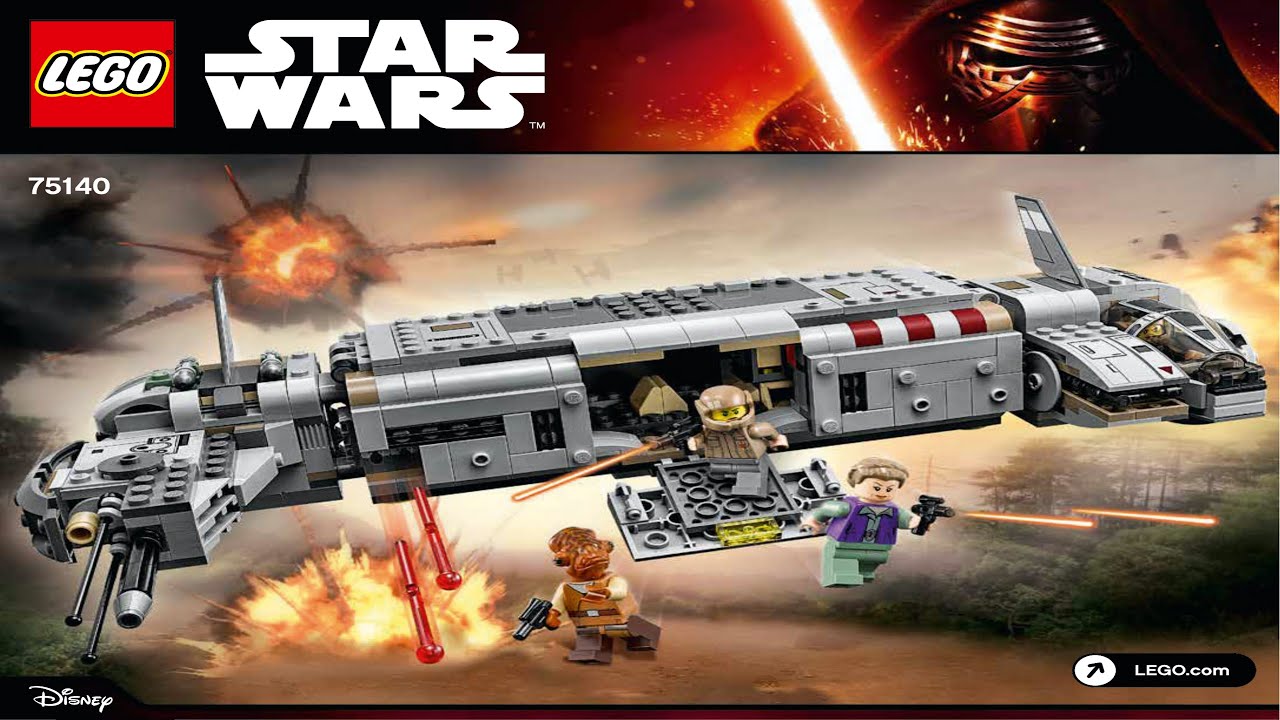 LEGO Instructions - Star Wars - 75140 - Resistance Troop