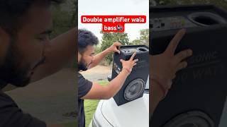 Double amplifier wala bass box with two mono amplifier for extra power deep bass sound output 🔊