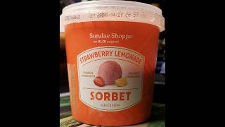 Sundae Shoppe Strawberry Lemonade Sorbet Review