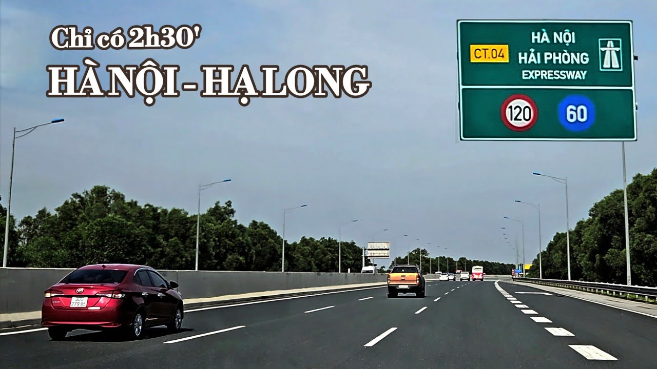 Cao tốc Hà Nội - Hải Phòng - Hạ Long 120km/h tiêu chuẩn quốc tế đầu tiên của Việt Nam rất phê