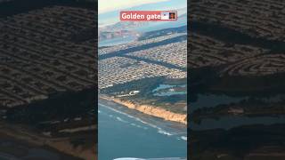 San Francisco - Dubai - Chennai - Emirates A380 take off over Golden Gate Bridge #shorts #emirates