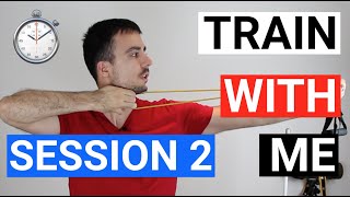 Archery Bow Training Exercises - Session 2 (BEGINNER)