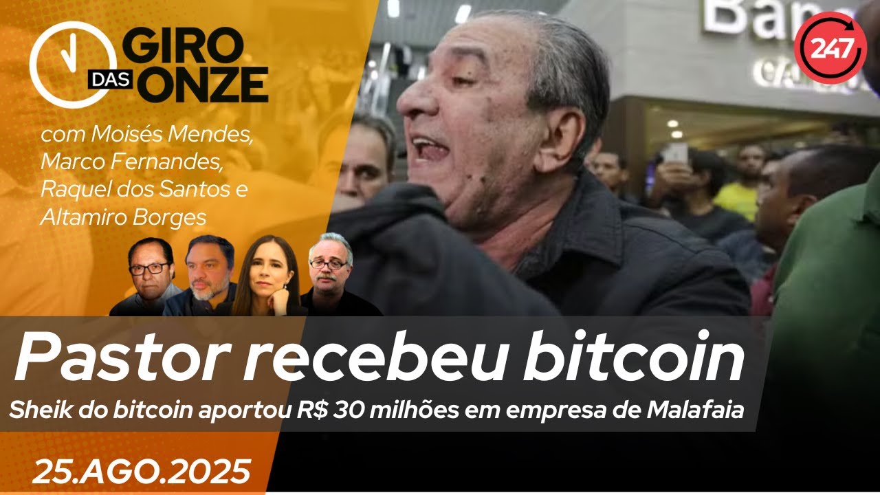 Giro das Onze | Pastor recebeu bitcoin: Sheik do bitcoin aportou R$ 30  milhões em empresa de pastor