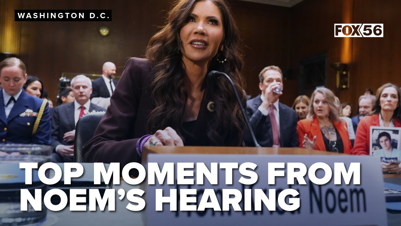 Top moments from DHS Secretary Kristi Noem’s Senate Judiciary Hearing