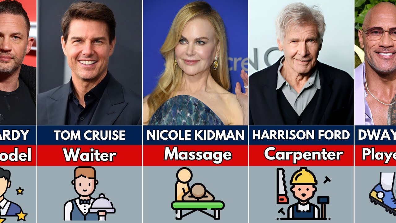 Discover The Shocking Former Jobs Of Famous Actors