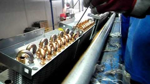 U-bend brazing with Oweld oxy-hydrogen gas generator.